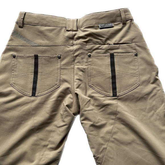 Bontrager Tan Cycling Cycle Bike Capri Pants Size S Nylon Blend - Picture 4 of 8